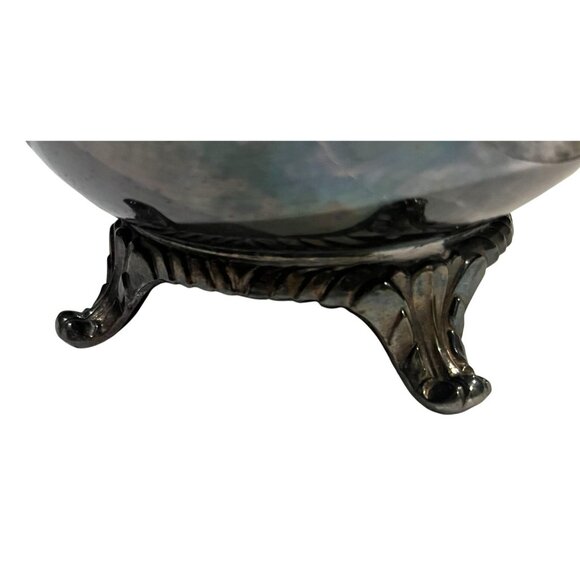 Vintage W.M. Rogers Silver Plate Footed Pitcher With Ice Guard 817 - Picture 5 of 11